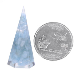 Amogeeli amethyst cone for crown chakra promotes calm focus during meditation