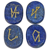 Amogeeli Archangel symbol stones: compact 4-piece set for on-the-go chakra balance.