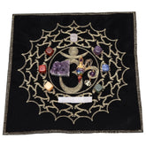 Amogeeli Healing Crystal Set with crown chakra tapestry for meditation and mindful decor