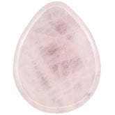 Amogeeli teardrop worry stone rose quartz for stress relief via touch