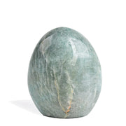 AMOYSTONE natural amazonite slab polished for refined home decor and meditation rituals.