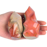 AMOYSTONE polychrome jasper flame tower closeup for meditative ambiance