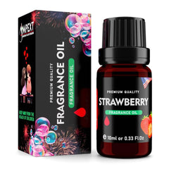 AMPEXT Strawberry fragrance oil bottle for candles and perfumes.