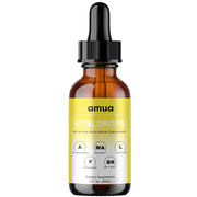 AMUA Vital Drops bottle ready for daily balance and energy.