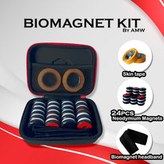 AMW Pure Life Biomagnets with neoprene headband for comfortable sessions