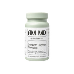Amy Myers MD Digestive Enzymes Chewable bottle front for comprehensive digestion support after meals