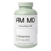 Amy Myers MD L-Glutamine Capsules bottle showing the gut support and digestion focus.