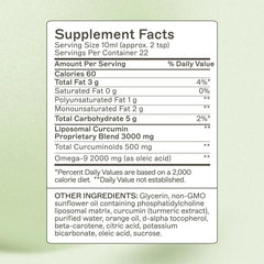 Amy Myers MD Liposomal Curcumin dropper portion ready for daily use supporting wellness