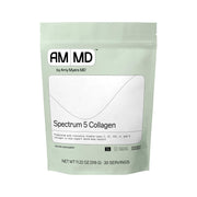 Amy Myers MD Spectrum 5 collagen powder bottle for daily hair and skin support