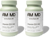 Amy Myers MD Vitamin D3/K2 bottle front supports bone health
