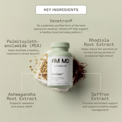 Amy Myers MD ZenAdapt with PEA ingredient supporting a balanced mood.