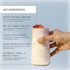 Amy Myers MD Paleo Protein hydrolyzed collagen bottle highlighting gluten-free and non-dairy