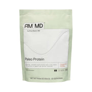 Amy Myers MD Paleo Protein Strawberries Cream powder shown for gut-friendly nutrition