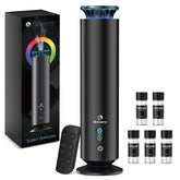 Amzany waterless diffuser kit with 7 lights enhances room ambience.