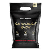 Anabolic Warfare Meal Replacement packaging displays dairy-free high-protein nutrition.