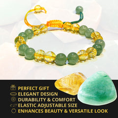 Gift packaging for ANAYA AGATE Citrine and Green Aventurine bracelet