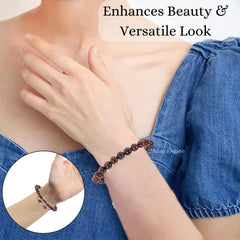 ANAYA AGATE Mahogany Obsidian bracelet adjustable band supports comfortable wear