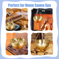 Anbt aroma diffusion activates when heated, scenting the sauna area gently.