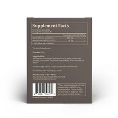 Ancestral Supplements colostrum powder measuring spoon highlights easy portion control.
