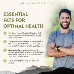 Ancestral Supplements Fatty Acids image features CLA, oleic and palmitic acids