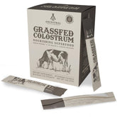 Ancestral Supplements grass-fed beef colostrum packets for on-the-go immune support.
