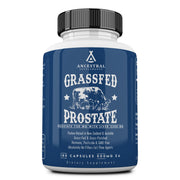 Ancestral Supplements grass-fed beef prostate bottle for daily support.