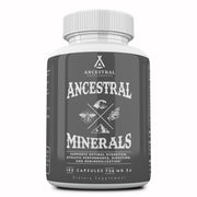 Ancestral Supplements minerals and electrolytes bottle pour for balanced hydration