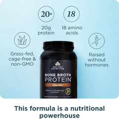 Ancient Nutrition hydrolyzed collagen peptides for smooth shakes