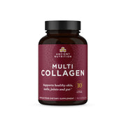 Ancient Nutrition Collagen Pills packaging shows five collagen types and tested quality.