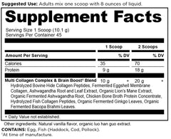 Ancient Nutrition collagen powder scoop enables easy daily mixing for smoothies and coffee.