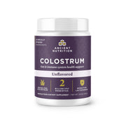 Ancient Nutrition colostrum bottle: convenient daily gut and immune support.
