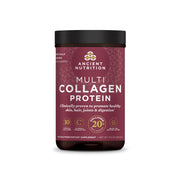 Ancient Nutrition hydrolyzed collagen powder tub—daily skin and gut support.