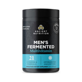 Ancient Nutrition Men's Multivitamin bottle front view showing daily immune and energy support.