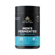 Ancient Nutrition Men's Multivitamin bottle front view showing daily immune and energy support.