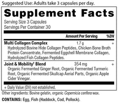 Ancient Nutrition Multi Collagen capsules close-up for daily mobility support