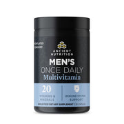 Ancient Nutrition Multivitamin for Men bottle front, daily immune support.
