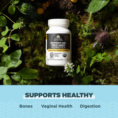 Capsules of Ancient Nutrition Probiotics Women 50+ ready for daily digestion support
