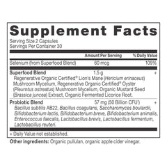 Ancient Nutrition probiotic capsules ready for daily gut recovery routine