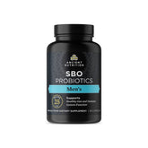 Ancient Nutrition SBO Probiotics for Men bottle with 60 capsules for gut support.