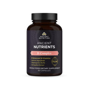 Ancient Nutrition Vitamin B Complex bottle for daily energy support.