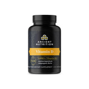 Ancient Nutrition Vitamin D 5000 IU bottle highlights convenient daily dosing and immune support.
