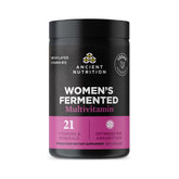Ancient Nutrition Women's Fermented Multivitamin bottle supports daily immune wellness.