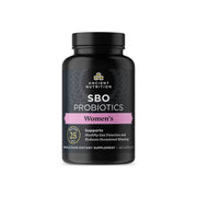 Ancient Nutrition Women's SBO Probiotics bottle for daily gut balance and immune support.