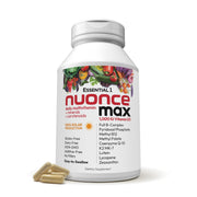 Andrew Lessman Nuonce Max bottle showing daily capsule convenience and high potency.