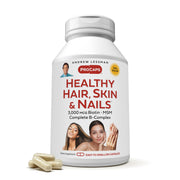 Andrew Lessman Healthy Hair Skin Nails bottle front for daily beauty support.