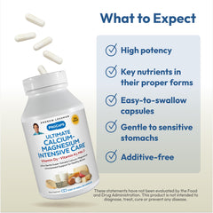 Andrew Lessman Ultimate Calcium-Magnesium ingredients panel highlights key nutrients