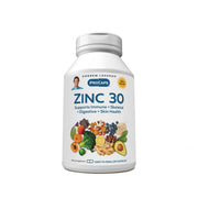 ANDREW LESSMAN Zinc 30mg bottle on white background for easy daily supplementation.