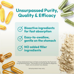 Label detail shows clean ingredients and zinc citrate for potential high absorption.
