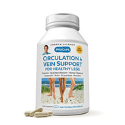 Andrew Lessman Circulation bottle front shows the label and leg comfort benefits.