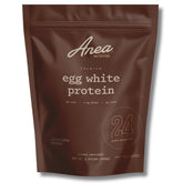 Anea Nutrition Egg White Protein Chocolate bottle pour showing clean protein boost